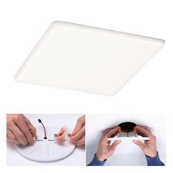 Paulmann 93066 Veluna Varifit LED panel, négyzet, 3-step-dimming, üveg, 4000K természetes fehér, beépített LED, 2450 lm, IP44