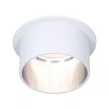 Paulmann 93384 LED Recessed Gil Coin beépíthető lámpa, 68 mmx68 mm, kerek, szálcsiszolt acél, 2700K melegfehér, beépített LED, 470lm, IP44