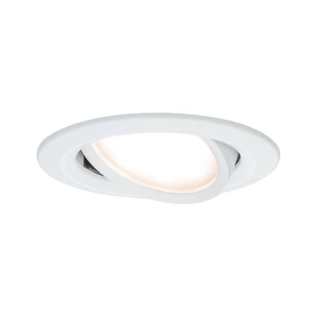 Paulmann 93484 Nova beépíthető lámpa, kerek, billenthető, 3-step-dimming, fehér, 2700K melegfehér, Coin foglalat, 460 lm, IP23