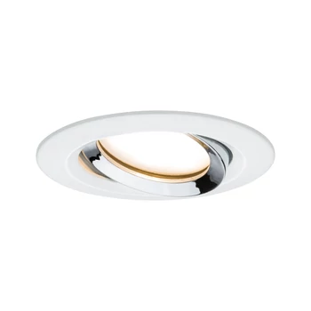 Paulmann 93685 Nova Plus fürdőszobai beépíthető lámpa, kerek, billenthető, fényerőszabályozható, króm, Coin foglalat, 425 lm, IP65