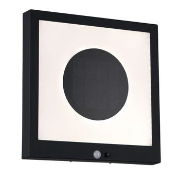 Paulmann 94263 Taija kültéri fali lámpa, szolár, mozgásérzékelővel, antracit, 3000K melegfehér, beépített LED, 120 lm, IP44