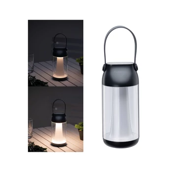 Paulmann 94267 Mobile Accu kültéri asztali lámpa, USB csatlakozón keresztül tölthető, antracit, 3000K melegfehér, beépített LED, 135 lm, IP44