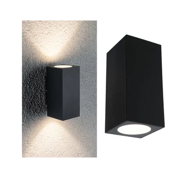 Paulmann 94328 Flame kültéri fali lámpa, lefelé és felfelé világít, antracit, 3000K melegfehér, beépített LED, 390 lm, IP44