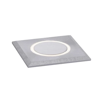 Paulmann 94364 Floor kültéri beépíthető lámpa, négyzet, felületbe süllyeszthető, rozsdamentes acél (inox), 3000K melegfehér, beépített LED, 210 lm, IP65