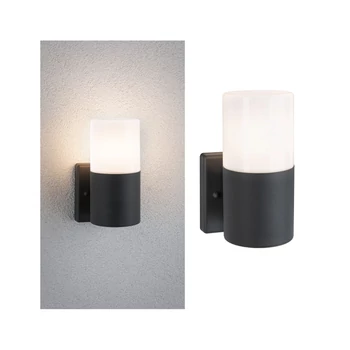 Paulmann 94649 Outdoor Wall Luminaire kültéri fali lámpa, szürke, E27 foglalat, IP44