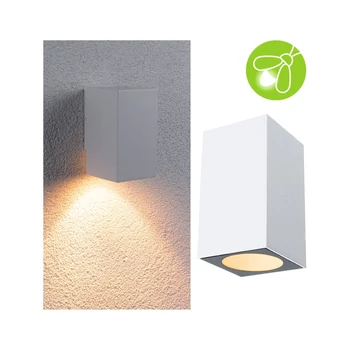 Paulmann 94711 Outdoor Flame kültéri fali lámpa, fehér, 2200K ultra-melegfehér, 265 lm, IP44
