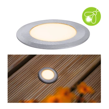 Paulmann 94726 Outdoor kültéri beépíthető lámpa, négyzet, alumínium, 2200K ultra-melegfehér, 60 lm, IP65