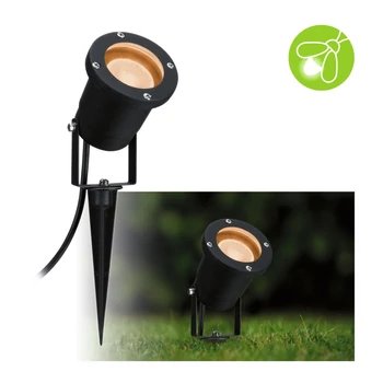 Paulmann 94731 Outdoor kültéri leszúrható lámpa, fekete, 2200K ultra-melegfehér, GU10 foglalat, 320 lm, IP65