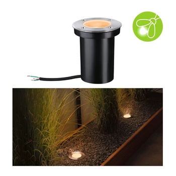 Paulmann 94732 Outdoor kültéri beépíthető lámpa, négyzet, rozsdamentes acél (inox), 2200K ultra-melegfehér, GU10 foglalat, 320 lm, IP65