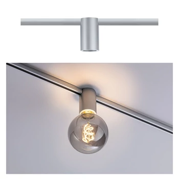 Paulmann 94973 URail sínes lámpa, E27 foglalattal, max 20W, 230V, matt króm, fényerőszabályozható