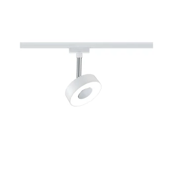 Paulmann 95272 URail Circle sínre szerelhető spotlámpa, beépített LED, 230V, 5W, 2700K melegfehér, 308 lm, fehér, 90°
