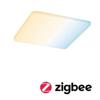 Paulmann 95384 Veluna Varifit LED panel, négyzet, tunable white, üveg, 3000K-6500K változtatható, 1.000 lm, IP44