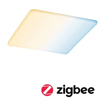 Paulmann 95385 Veluna Varifit LED panel, négyzet, tunable white, üveg, 3000K-6500K változtatható, 1.300 lm, IP44