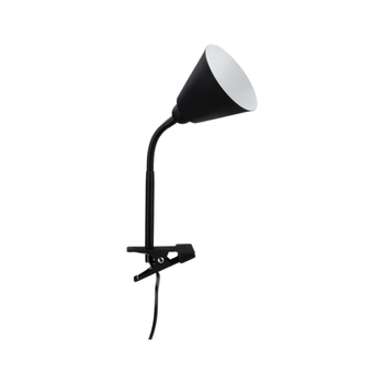 Paulmann 95430 Vitis csiptethető lámpa, állítható, fekete, E14 foglalat, IP20