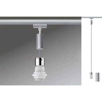 Paulmann 95436 URail 2Easy Basic függesztett E27 foglalat bura nélkül, króm