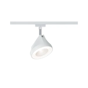 Paulmann 95447 URail Arena sínes LED spotlámpa, beépített LED, 15W, 1180 lm, 2700K melegfehér, fehér/króm, fényerőszabályozható