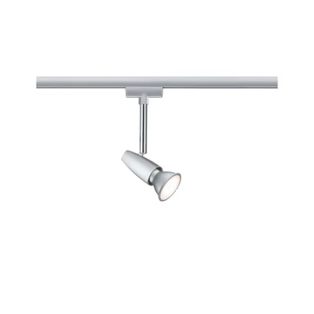 Paulmann 95461 URail Barelli sínre szerelhető spotlámpa, 230V, GU10 foglalattal, max 10W, matt króm