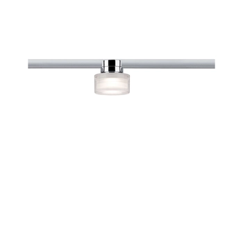 Paulmann 95502 URail Topa sínre szerelhető lámpa, beépített LED, 230V, 5,2W, 2700K melegfehér, 350 lm, króm