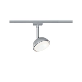 Paulmann 95508 URail Hemi sínre szerelhető LED spotlámpa, beépített LED, 5W, 530 lm, 3000K melegfehér, matt króm