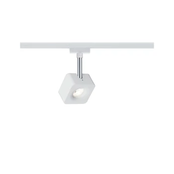 Paulmann 95511 URail Cube sínes LED spotlámpa, beépített LED , 8W, 520 lm, 2700K melegfehér, fehér, fényerőszabályozható 