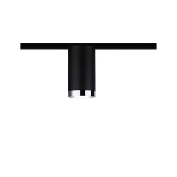 Paulmann 96918 URail Tube sínre szerelhető spotlámpa, GU10 foglalattal, max 10W, matt fekete, fényerőszabályozható
