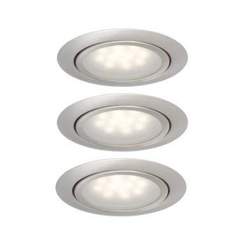 Paulmann 99812 Furniture bútorvilágító, szálcsiszolt, 2700K melegfehér, beépített LED, 34 lm