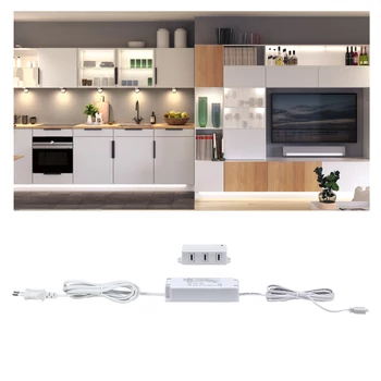 Paulmann 99946 Clever Connect tápegység, max. 12W, 230V/12V, 3 portos csatlakozó, fehér, 12V
