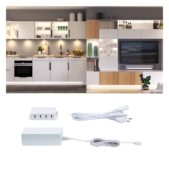 Paulmann 99948 Clever Connect tápegység, max. 36W, 230V/12V, 8 portos csatlakozó, fehér, 12V