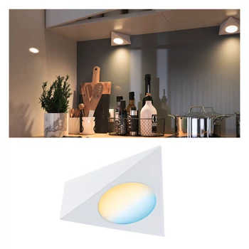 Paulmann 99959 Clever Connect Trigo pultvilágítás, tunable white, tápegység nélkül, fehér, 2700K-6500K változtatható, beépített LED, 190 lm, 12V