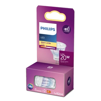 PHILIPS MR11 spot LED spot fényforrás, 2700K melegfehér, 2,3 W, 36°, CRI 80, 8718699774059