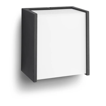 Philips Macaw kültéri falra szerelhető LED lámpa, fekete, 1x3W, 270 lm, 2700K melegfehér, 173023016