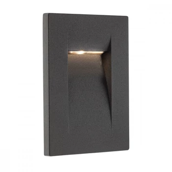 Beépíthető lámpa, sötét szürke, 4000K természetes fehér, beépített LED, 117 lm, Redo Inner 9549