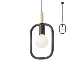 Függeszték, fekete, E27, Redo Smarterlight Aeris 01-2407