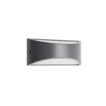 Kültéri Fali lámpa, szürke, 3000K melegfehér, beépített LED, 542 lm, Redo Smarterlight Scudo 90191