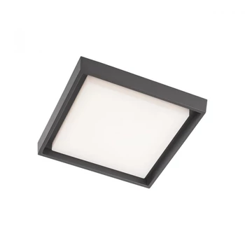 Mennyezeti lámpa, antracitszürke, fehér, 3000K melegfehér, beépített LED, 1950 lm, Redo Bezel 9187