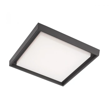 Mennyezeti lámpa, antracitszürke, fehér, 3000K melegfehér, beépített LED, 2550 lm, Redo Bezel 9190