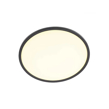 Mennyezeti lámpa, fekete, 3000K melegfehér, beépített LED, 2200 lm, Redo Smarterlight Memo 05-945