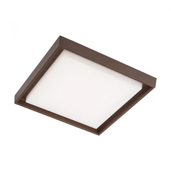 Mennyezeti lámpa, sötétbarna, fehér, 3000K melegfehér, beépített LED, 2550 lm, Redo Bezel 9191