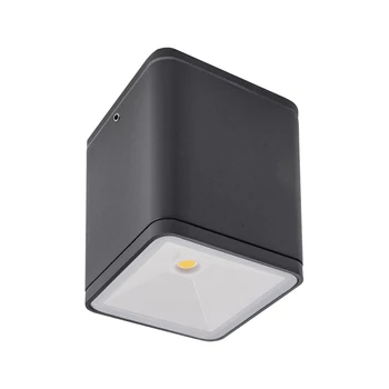 Kültéri Fali lámpa, szürke, 3000K melegfehér, beépített LED, 580 lm, Redo Beta 9198