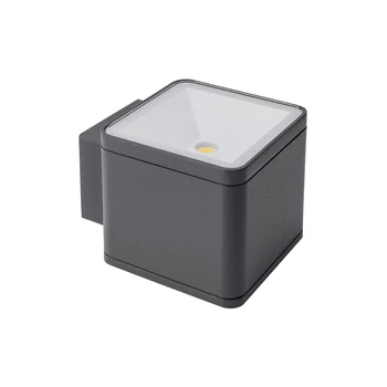 Kültéri Fali lámpa, szürke, 4000K természetes fehér, beépített LED, 1170 lm, Redo Beta 9066
