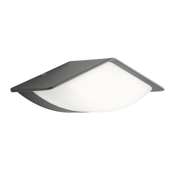 Kültéri Fali lámpa, szürke, 3000K melegfehér, beépített LED, 576 lm, Redo Chalet 90001