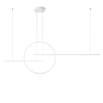 Több ágú függeszték, fehér, 4000K természetes fehér, beépített LED, 7275 lm, Redo Giotto 01-1849