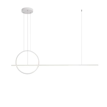 1 ágú függeszték, fehér, 3000K melegfehér, beépített LED, 5145 lm, Redo Giotto 01-1734