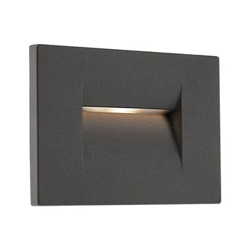 Kültéri Beépíthető lámpa, szürke, 3000K melegfehér, beépített LED, 106 lm, Redo Inner 9636