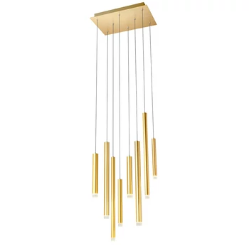 Több ágú függeszték, arany, 3000K melegfehér, beépített LED, 2176 lm, Redo Madison 01-2046