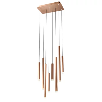 Több ágú függeszték, rosegold, 3000K melegfehér, beépített LED, 2176 lm, Redo Madison 01-2047
