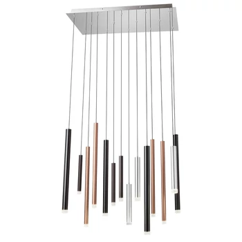 Több ágú függeszték, több szín, 3000K melegfehér, beépített LED, 3808 lm, Redo Madison 01-2057