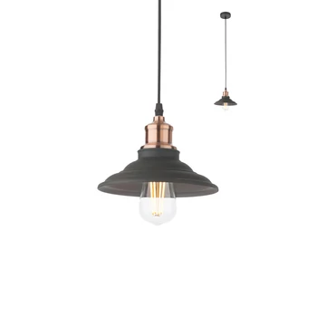 1 ágú függeszték, fekete, E27, Redo Smarterlight Spinner 01-1292