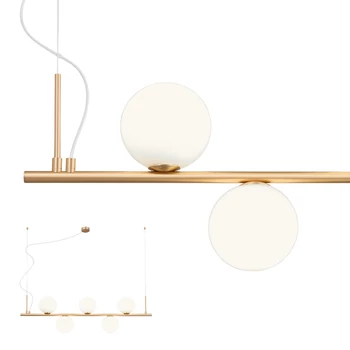 Több ágú függeszték, réz, E14, Redo Talis 01-1635