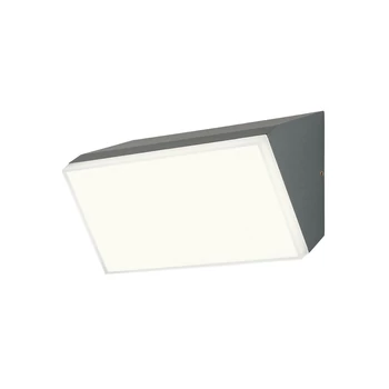 Kültéri Fali lámpa, szürke, 4000K természetes fehér, beépített LED, 1197 lm, Redo Tokyo 90016